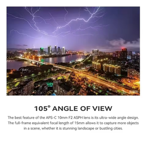 Ttartisan เลนส์มุมกว้างพิเศษ<span class=keywords><strong>105</strong></span> ° APS-C F2 10มม. สำหรับการถ่ายภาพกล้อง SONY E Fujifilm XF <span class=keywords><strong>Nikon</strong></span> <span class=keywords><strong>Z</strong></span> Canon EOS R M43 MOUNT - Product Image 3