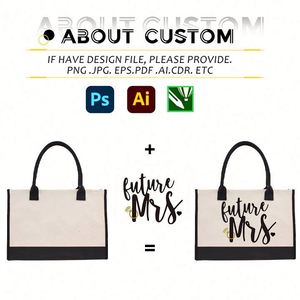Cross-border Spot-stocked Blank <b>Canvas</b> Tote <b>Bags</b> <b>Large</b> Capacity Tote <b>Bags</b> with logo Printing Personalized Custom Shopping <b>Bags</b> - Product Image 2