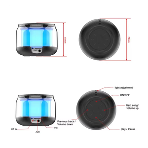 Mini altavoces estéreo inalámbricos RGB para exteriores con <span class=keywords><strong>Subwoofer</strong></span> TF y columnas de música MP3 compatibles con Airplay para ordenadores y teléfonos inteligentes - Product Image 6