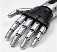 Prototype de main robotique bionique CNC 5 axes sur mesure, usinage de précision, modèle de main prothétique médicale pour la R&D robotique, échantillon Chine