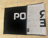 Serviettes de bain de luxe super absorbantes en coton, serviettes de sport jacquard tissées en tissu éponge, fil teint sur mesure avec logo