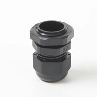 Connecteur étanche en nylon série M ELEWIND, tête de fixation de câble en plastique métrique M12/M16/M20