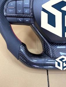 <span class=keywords><strong>Volante</strong></span> Deportivo Personalizado de Fibra de Carbono Forjado con Luz LED para Honda Civic de 10ª Generación, Accesorio Personalizado para Automóvil - Product Image 5