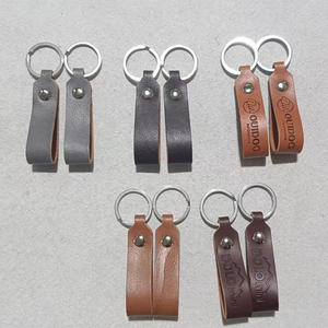 Llavero con Logotipo Personalizado, Llavero de Aleación de Zinc y Cuero PU Barato, Llaveros de Cuero de Alta Calidad - Product Image 5