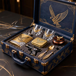 Kit para Ahumar Whisky con Temática de Palomas de Carreras, Set de Madera para Ahumar Cócteles - Product Image 1