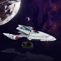 Funbuild Star Spaceship Enfants Cadeaux Trek MOC-179708 USS Protostar Modèle Blocs de Construction Ensemble de Briques