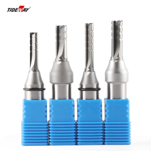 Tideway A7 3 Flute Woodworking TCT Cutting Knife Straight Router Bit Engraving Slotting CNC Engraving Machine. - Product Image 1