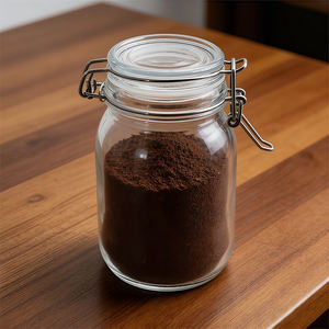 Expédition rapide, pots en verre de haute qualité au design moderne <span class=keywords><strong>pour</strong></span> le stockage des aliments, 360 ml, logo personnalisé, ouverture large, petits pots en verre <span class=keywords><strong>pour</strong></span> bonbons, miel, avec couvercles à clip - Product Image 5