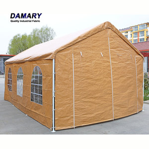Abri de voiture robuste 10x20 pieds |   Abri de rangement extérieur imperméable, tente de <span class=keywords><strong>garage</strong></span> |   Tente de réception commerciale avec fenêtres - Product Image 3