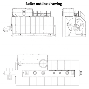 0.7-14MW condenseurs WNS gasoil chaudière à eau chaude <span class=keywords><strong>prix</strong></span> - Product Image 2