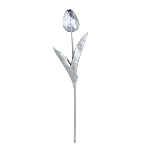 Tulipani Artificiali Metallici <span class=keywords><strong>Oro</strong></span> e Argento Direttamente dalla Fabbrica, Fiori di <span class=keywords><strong>Tulipano</strong></span> in PU Realistici per Centrotavola Matrimoniali - Product Image 3