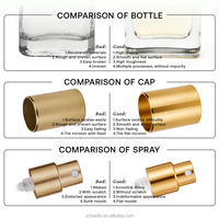 Porte-clés personnalisé avec logo, flacon de parfum vide 10ml 15ml 20ml, flacon de parfum rond en verre, flacon de parfum fantaisie avec bouchon en zamac