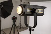 KY-BK500 Lumière de studio LED professionnelle 500W, haute puissance, 6ème génération, lumière d'appoint vidéo, 2500K-9900K, lumière du soleil à intensité variable