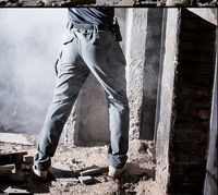 Pantalon de randonnée tactique Consul Thunder II pour hommes, style militaire, multi-poches, respirant, coupe-vent, imperméable, fermetures éclair extensibles, XL