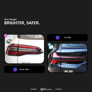 2018-2022 pour BMW X5 G05 feux arrière LED feux de voiture avec lentille claire rouge DRL clignotants et feux de recul nouvel état 12V - Product Image 3