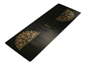 Alfombrilla de Yoga de Goma PU a Buen Precio, Alfombrilla de Yoga de Cuero PU Personalizada, Ecológica, Antideslizante, Impresa - Product Image 4