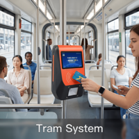 Vérificateur de contrôle d'accès avec prise en charge NFC et scanner QR, compatible RS485 et relais pour contrôle de vérificateur de portillon tournant