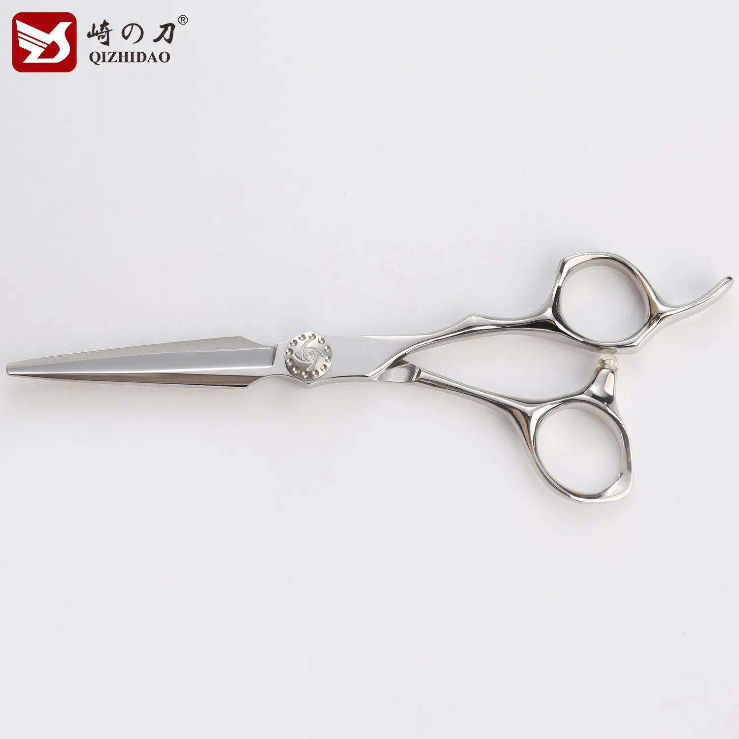 Tesoura profissional japonesa 440c de 6 polegadas, para corte de cabelo, com lâmina de espada, para barbeiro