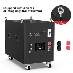 Poland Stock 33KWh 51.2V 660Ah LiFePO4 Power Storage <b>Battery</b> for Residential Solar System Emergency <b>Backup</b> Power With Wheels - Product Image 6