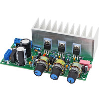 Module d'amplification audio haute fidélité 2.1 canaux avec carte amplificateur de subwoofer TDA2050+TDA2030