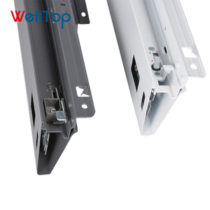 WELLTOP Factory Price Furniture <strong>Cabinet</strong> Soft Close <strong>Slim</strong> Box Drawer Slide Sliding Mechanism VT-15.023 for Kitchen <strong>Cabinet</strong> 40kg,65kg - Product Image 3