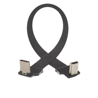 Câble de charge de données USB de type C mâle femelle à mini USB 5P mâle femelle angulaire FPV FPC pour tablette appareil photo