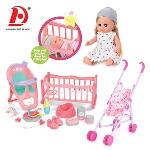 HUADA ชุดตุ๊กตาทารกแรกเกิด14นิ้ว,เหมือนมีชีวิตขนาด14นิ้วทำจากซิลิโคนไวนิลมีเสียง12เสียง - Product Image 3