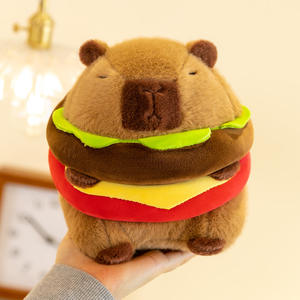 Peluche en peluche Capybara de Hambourg, jouet pour enfant, jouet de simulation Capibara, mignon, doux, cadeau - Product Image 4