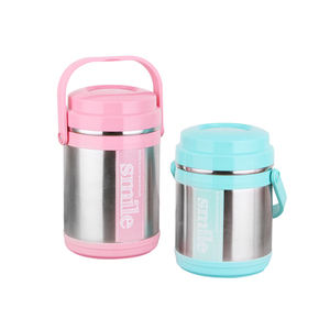 Stainless steel lunch box insulated hand pot food container bento box