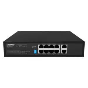 Wholesales Price 120W 8port gigabit PoE Switch Extend 300M for Security System