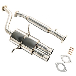 Échappement arrière <span class=keywords><strong>compact</strong></span> CatBack en acier inoxydable T-304 pour BMW E36 <span class=keywords><strong>323ti</strong></span> - Product Image 1