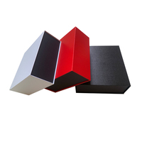 Échantillon gratuit de luxe Flip Top tableau noir boîte-cadeau feuille d'or argent boîte d'emballage magnétique pour la promotion