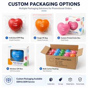 Cadeau promotionnel, utilisation quotidienne, balle anti-stress en PU en forme de cœur, impression personnalisée, jouet anti-stress à presser pour les événements d'entreprise, les campagnes, les écoles - Product Image 6