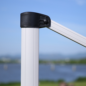 Parasol de encargo <span class=keywords><strong>del</strong></span> aluminio de la sombrilla <span class=keywords><strong>del</strong></span> jardín de la <span class=keywords><strong>playa</strong></span> <span class=keywords><strong>del</strong></span> paraguas de la lámpara <span class=keywords><strong>del</strong></span> artículo de la fábrica - Product Image 4
