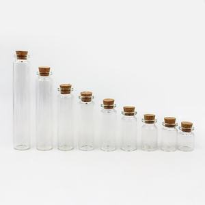 Frascos de Vidrio de 1ml, 2ml, 5ml, 10ml con Tapones de Corcho, Mini Frascos de Vidrio para Decoración DIY, Tapones de Corcho para Bodas - Product Image 4