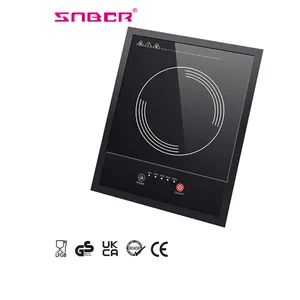 Low Price Product 2000W Electric Infrared Crystal Glass Induction Cooker