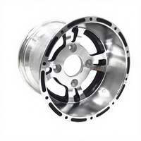Jante ATV 10 pouces Roue arrière Jantes en alliage d'aluminium 10 x 8 Quad Chinois Tout-terrain 4 roues Moto Motocross