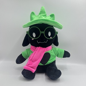 Peluche de oveja Deltarune, gafas verdes, bufanda rosa, animal de peluche suave para niños de 8 a 13 años, regalo unisex - Product Image 2