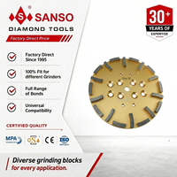 Vente directe usine – Disque abrasif diamanté plat de 250 mm, OEM, pour la préparation des surfaces en pierre et le meulage du béton