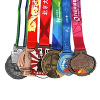 Nouvelle médaille sportive personnalisée en alliage de zinc avec impression UV pour cadeaux promotionnels et cadeaux de bienvenue