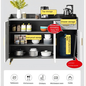 <span class=keywords><strong>Buffet</strong></span> moderne de luxe, design simple, meuble de salon, vente en gros de meubles de rangement blancs bon marché - Product Image 5