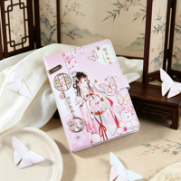 Carnet de notes de style chinois ancien, pages intérieures 3D, fermeture magnétique papillon, journal en papier, cadeau promotionnel