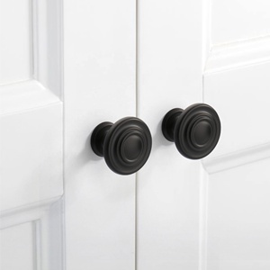 ドレッサー引き出し用キャビネットハードウェアワードローブノブオイルラビングブロンズ亜鉛ノブ1889 - Product Image 2