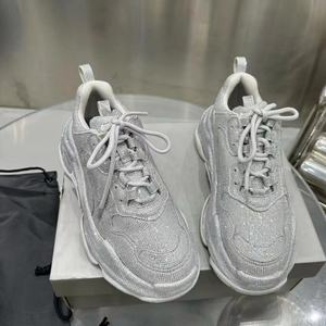 Zapatillas de Diseño para Correr con Cordones, Forro de Malla, Entresuela de EVA Cómoda, Parte Superior de Cuero, Zapatillas de Lujo para Todas las Temporadas - Product Image 2