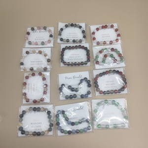 Zooying Doğal Taş Burç İşareti Değerli Taş Şifa Boncuklu Bileklikler Burç Bilekliği - Product Image 6