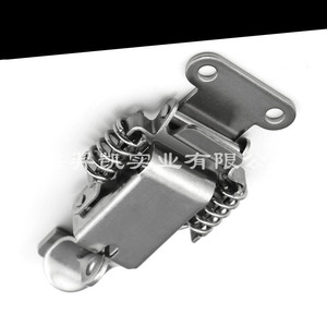 Xinjieliang Serrure de meuble à double ressort en acier inoxydable 304, sans clé, design industriel, durable - Product Image 1