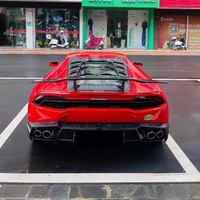 Kit de carrosserie en Fiber de carbone Runde de haute qualité pour Lamborghini Huracan LP580 LP610 mise à niveau MSY Style lèvre avant diffuseur arrière becquet