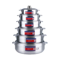 Set de Marmites en Aluminium Moulé Sous Pression 6 Pièces