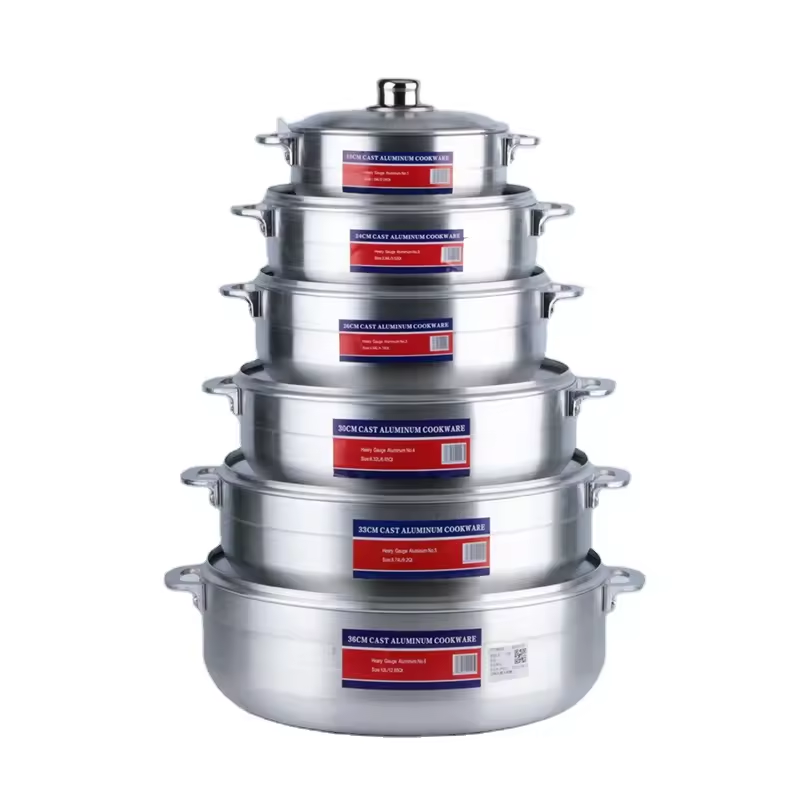 Die Cast Casserole 6PCS Aluminum Pot