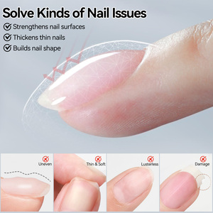 DOĞUŞTAN GÜZEL 15ml Doğal Renkli Yapıcı Jel Şişesi 8'i 1 Arada Baz Jel OEM Özel Fırça ile Tırnak Ucu Yapımı için Tırnak Uzatma Jeli - Product Image 2